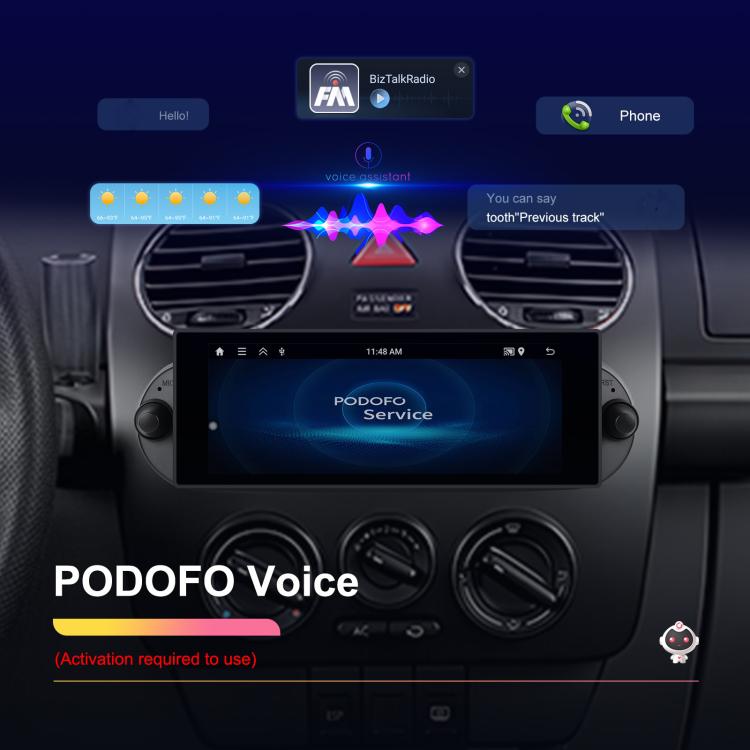 For Volkswagen Beetle 2002-2010 6.86 inch 2+64G Horizontal Screen Android Car Player, Standard, Standard+AHD+Microphone For Volkswagen Beetle 2002-2010 6.86 inch 2+64G Horizontal Screen Android Car Player, Standard, Standard+AHD+Microphone